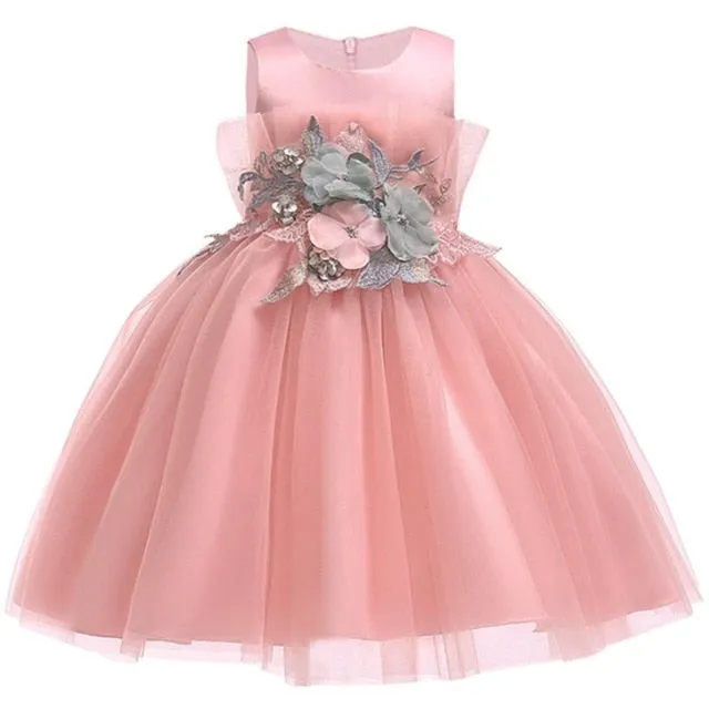 Flower Kids Pageant Dresses for Toddler Little Big Girls
