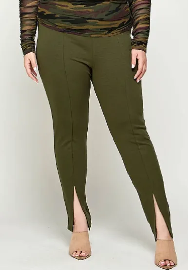 Fox, Structured and Supportive Slit Front Plus Leggings