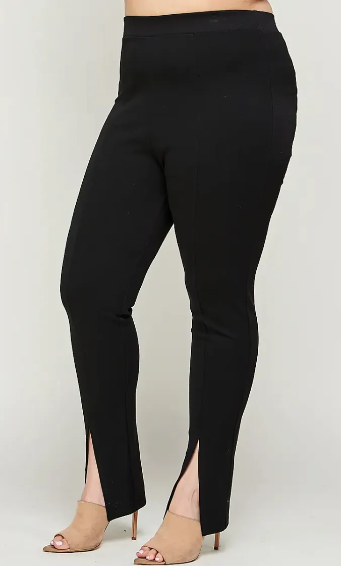 Fox, Structured and Supportive Slit Front Plus Leggings