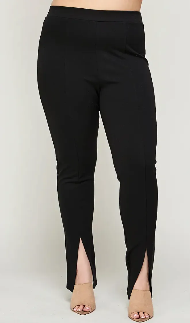 Fox, Structured and Supportive Slit Front Plus Leggings