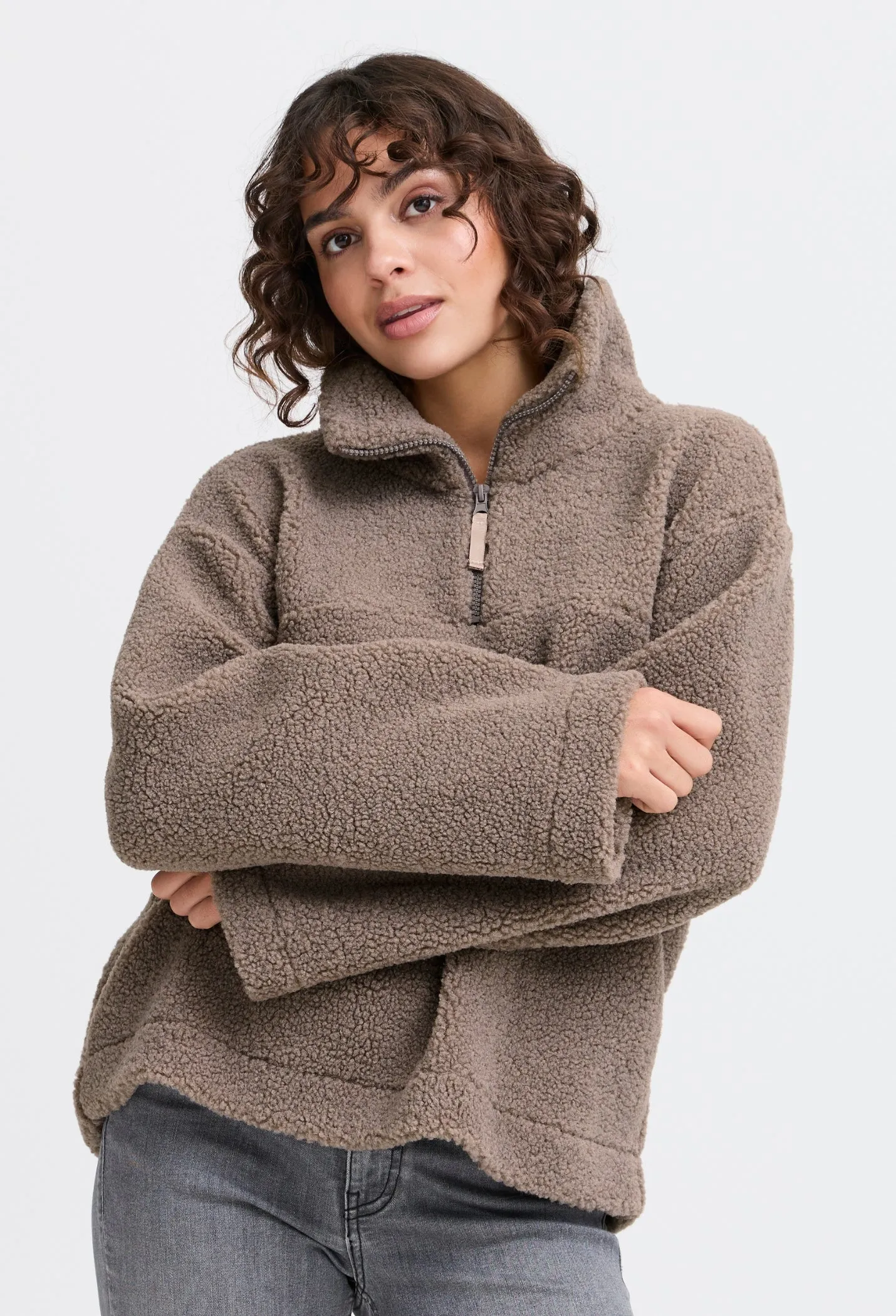 Fransa Frmikala Ja 2 Brown Jumper 20615628-181110