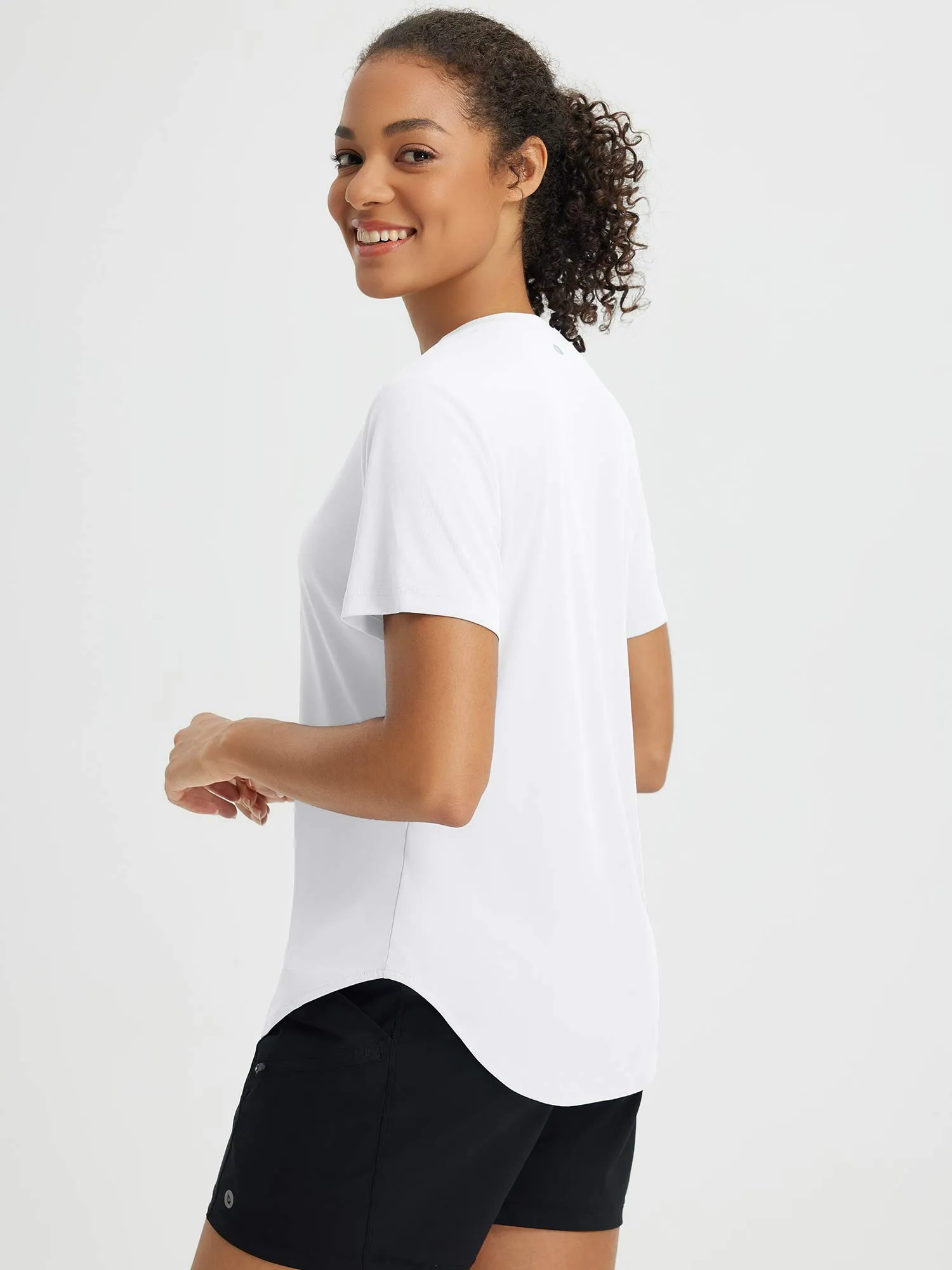 Fresh Horizon UPF 50  V-Neck Curved Shirts