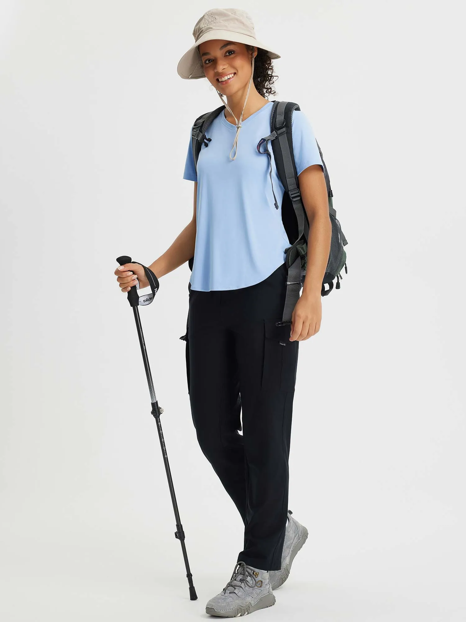 Fresh Horizon UPF 50  V-Neck Curved Shirts