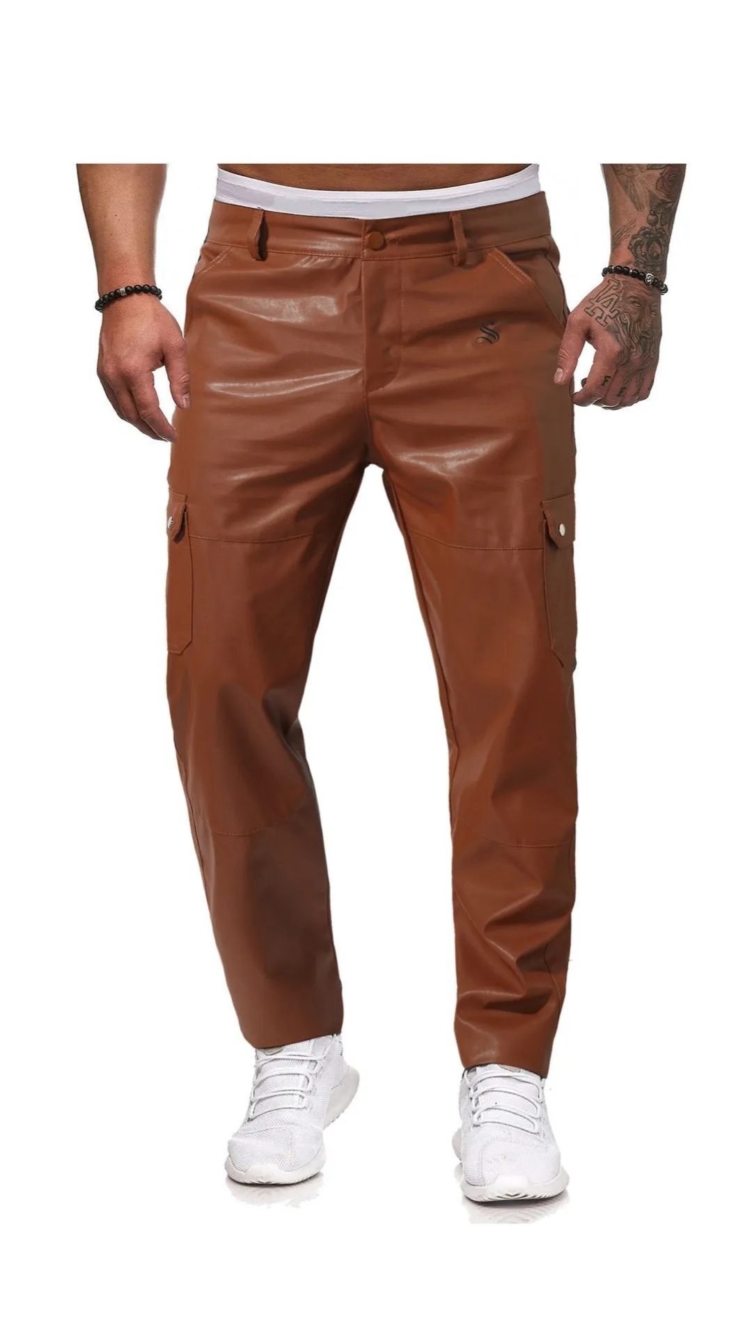 FRTU 3 - Black Pu-Leather Pant’s for Men