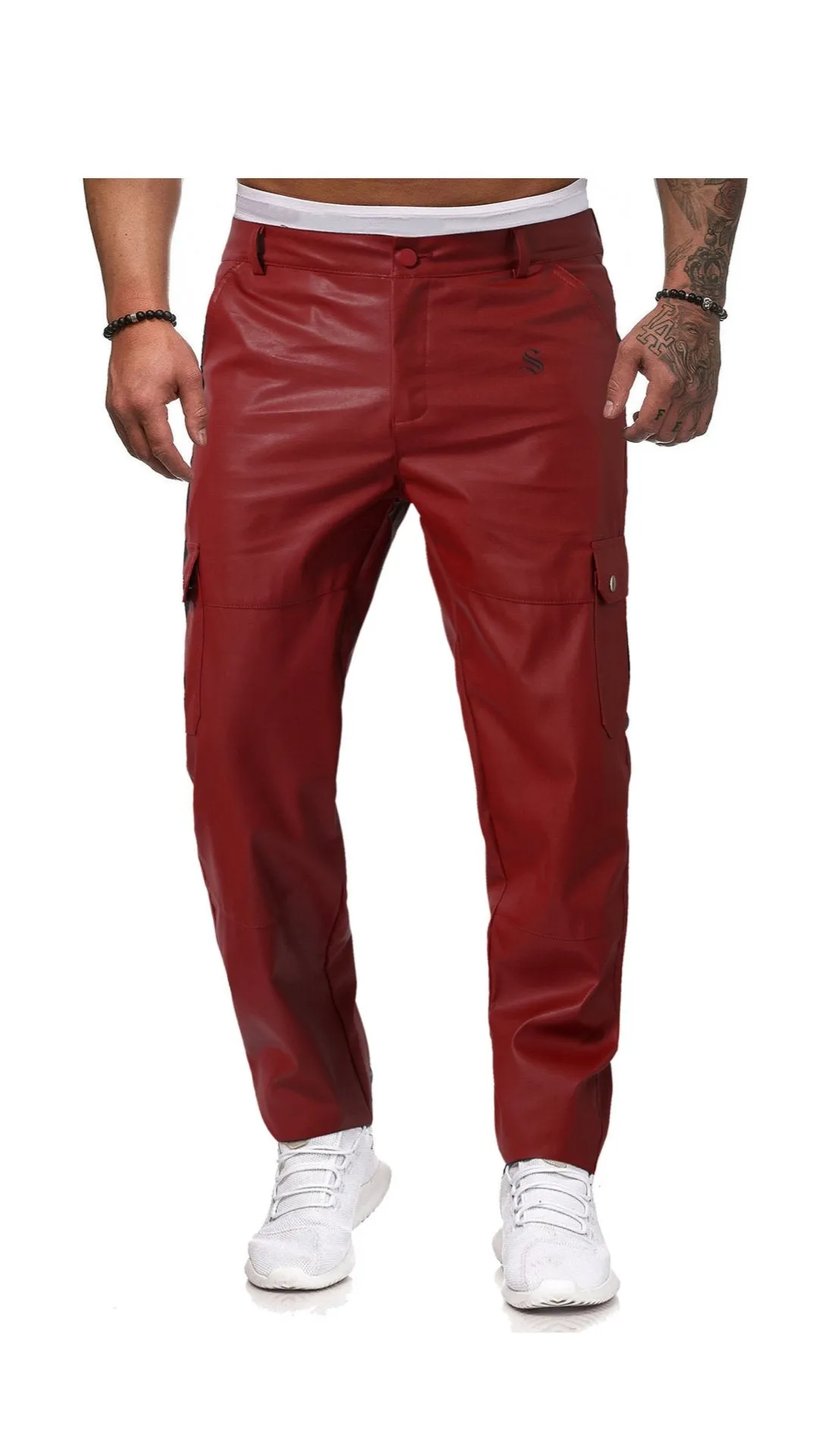 FRTU 3 - Black Pu-Leather Pant’s for Men