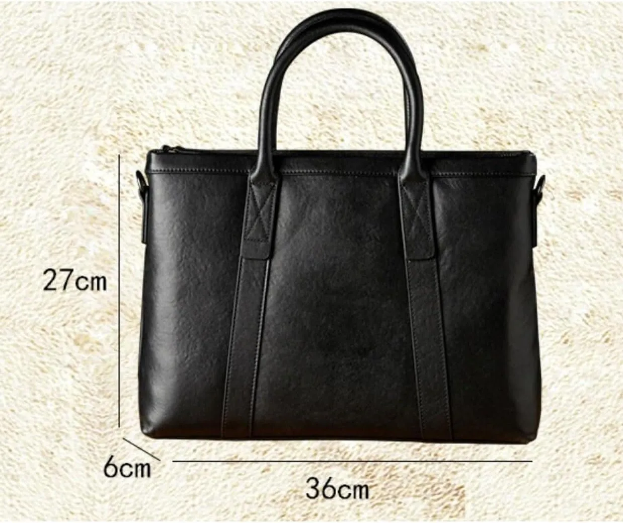 Genuine Leather Mens Briefcases Handbags Messenger Shoulder Bags Carrying Cases Laptop Bags