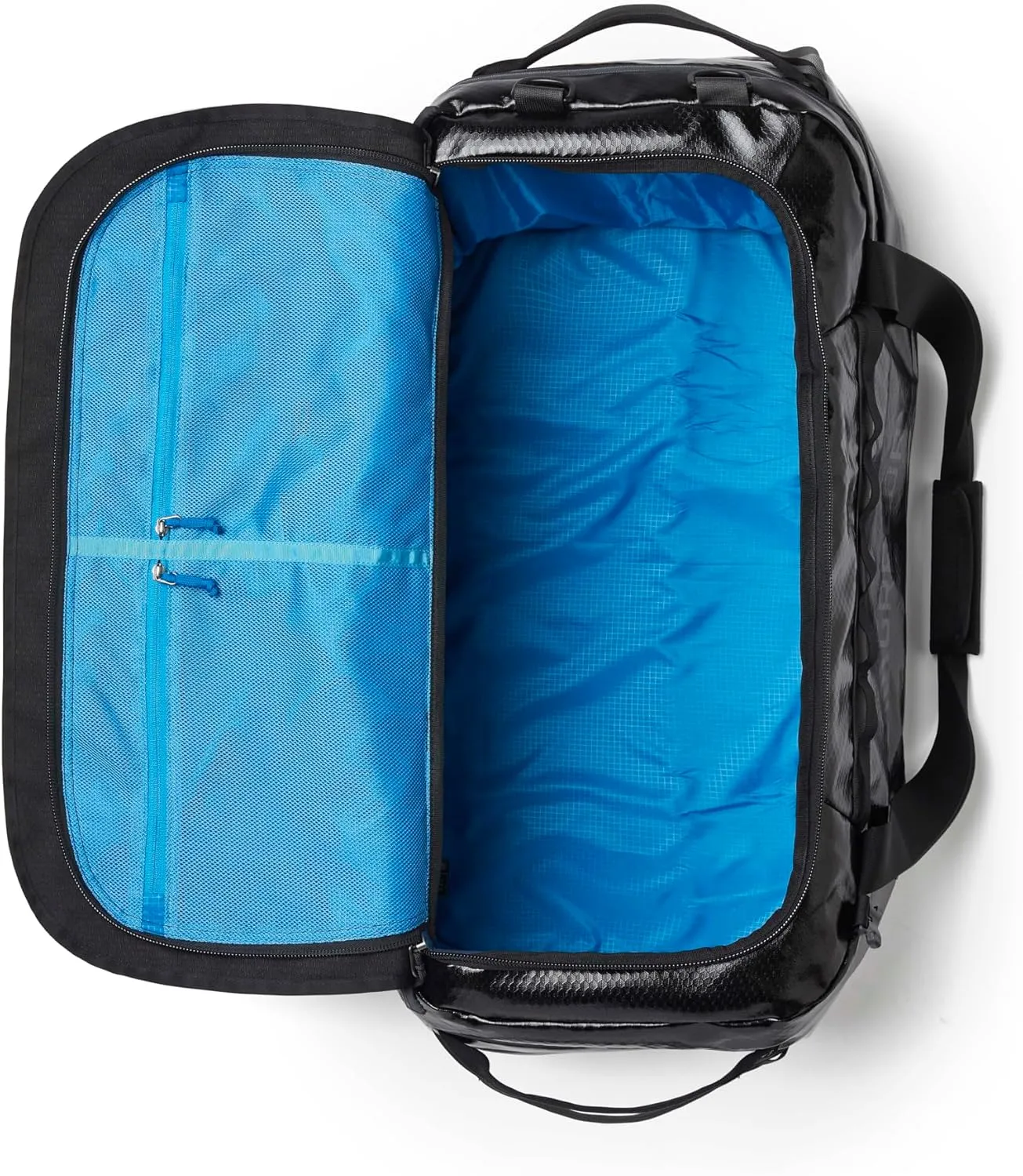 Gregory Alpaca 100L Water-Resistant Travel/Gear Organization Duffel Bag with included Packing Cube, Obsidian Black