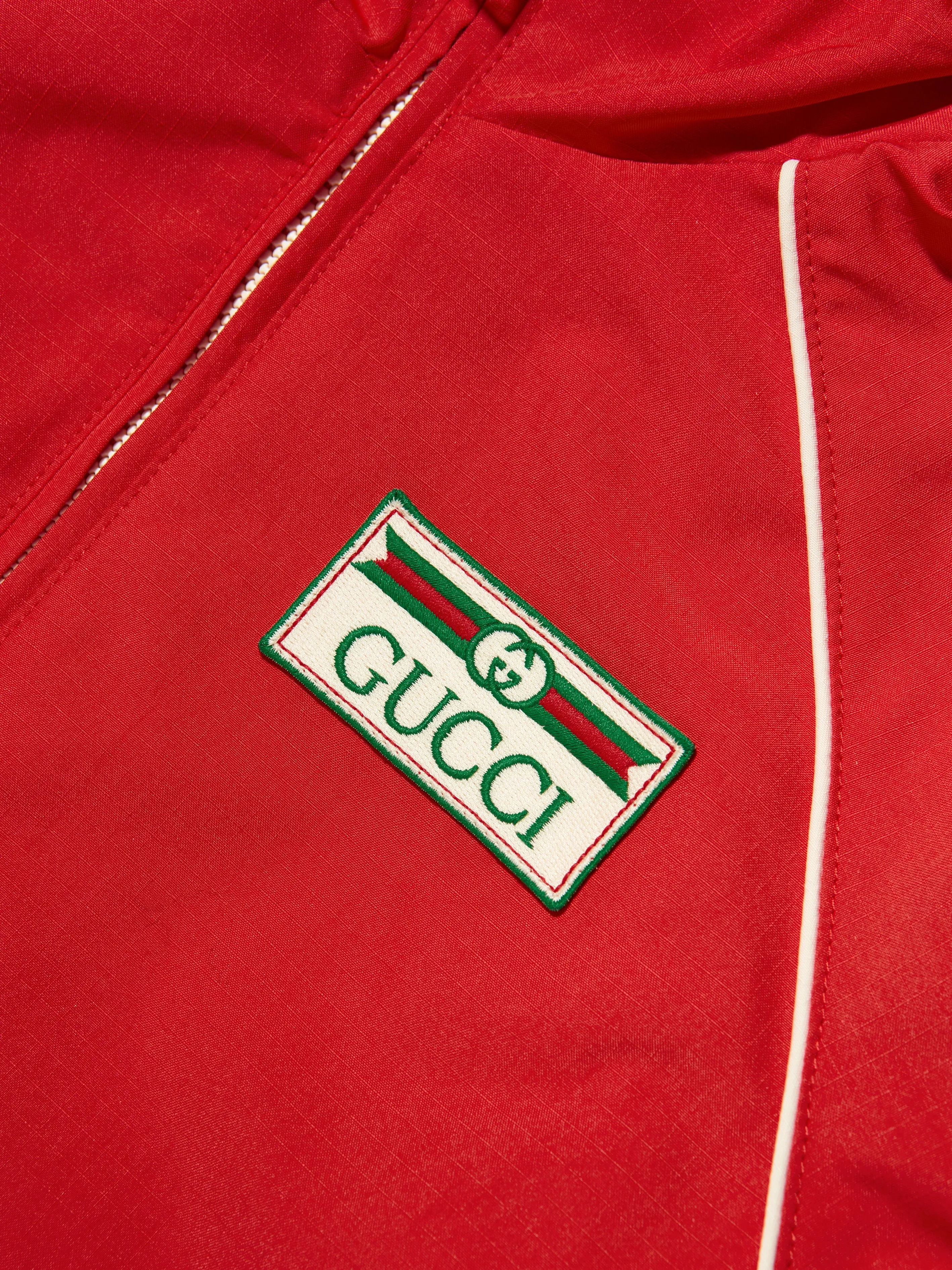 Gucci Kids Zip Up Jacket in Red