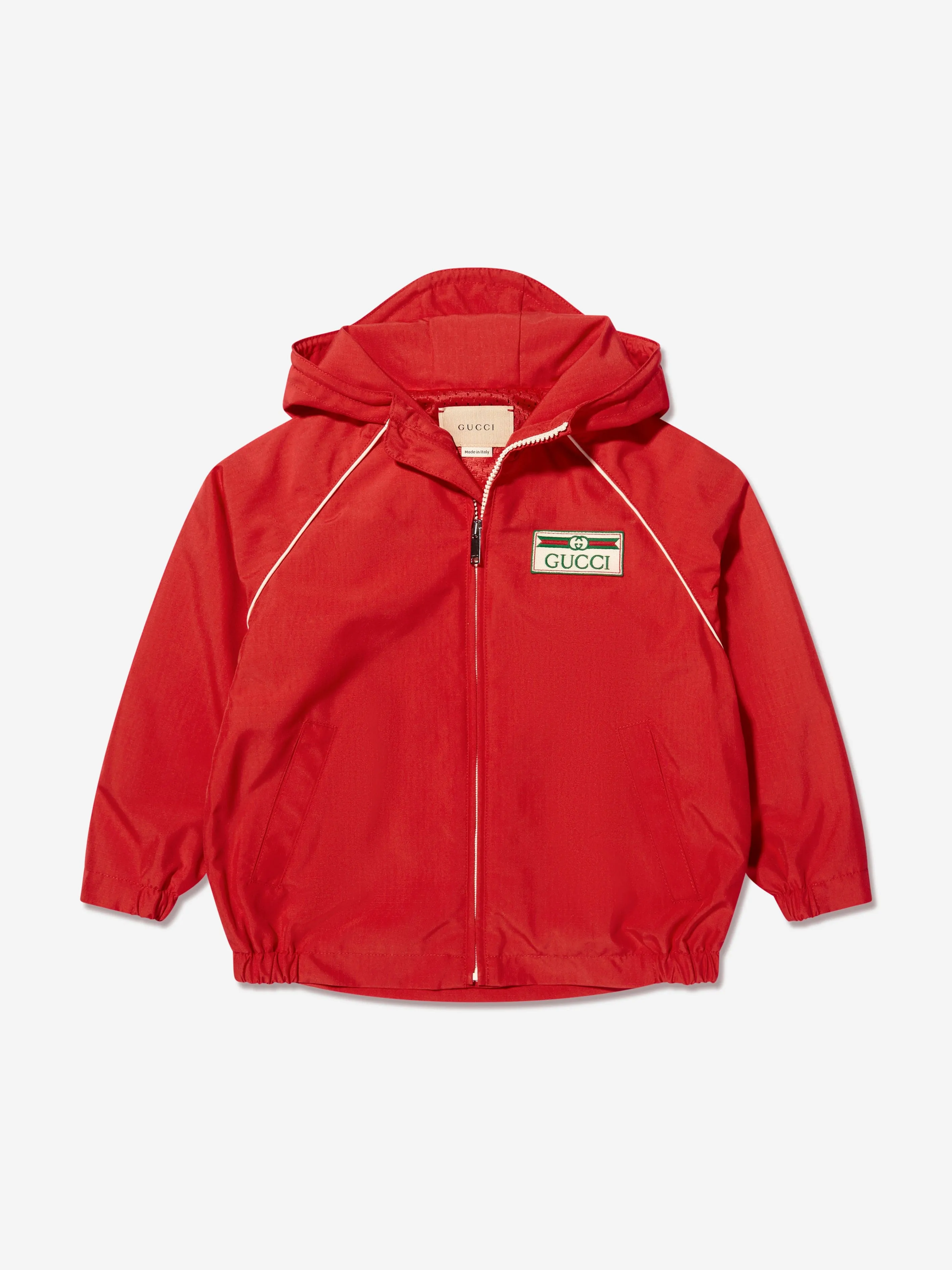 Gucci Kids Zip Up Jacket in Red