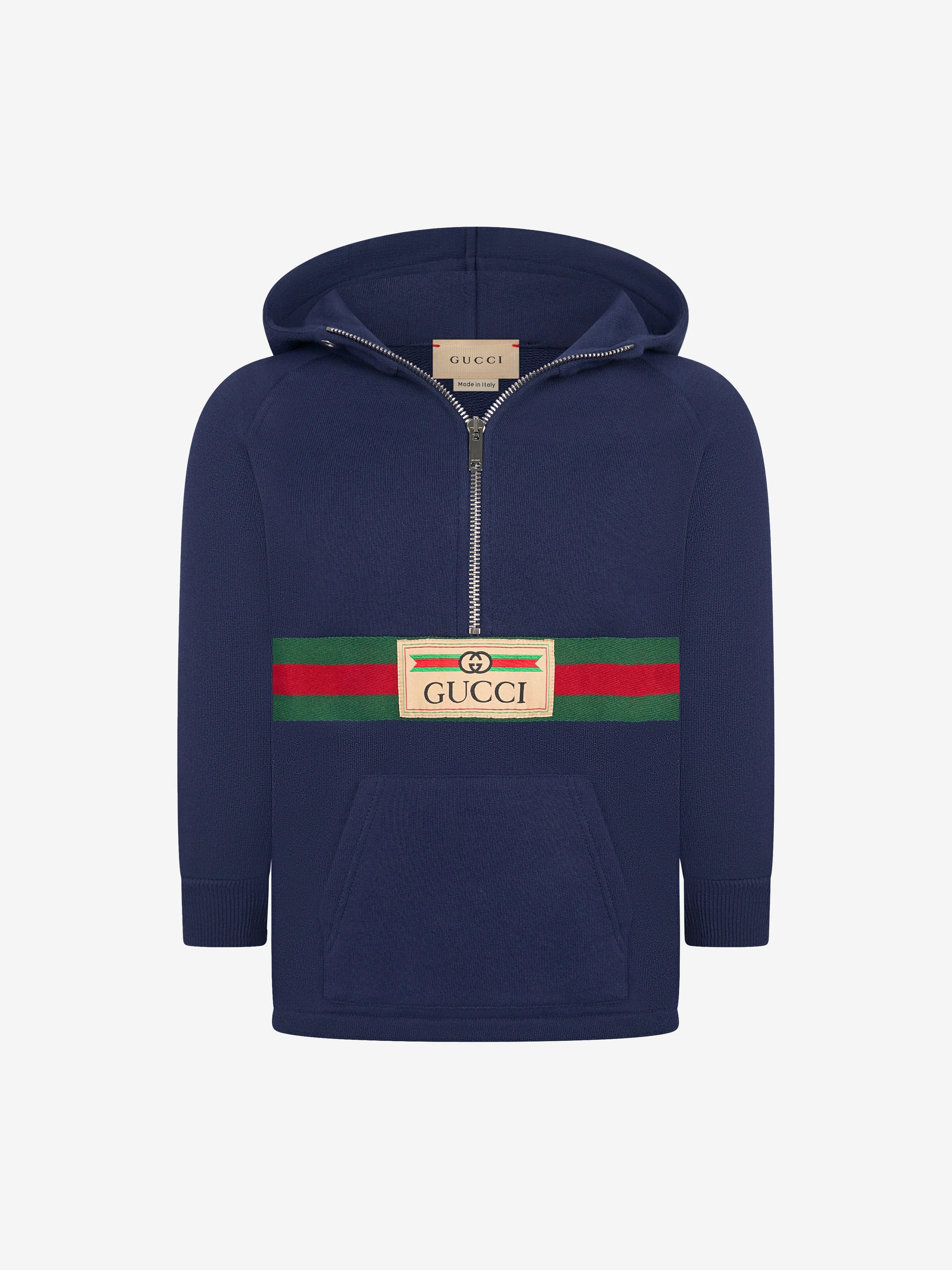 Gucci Unisex Felted Cotton Popover Jacket
