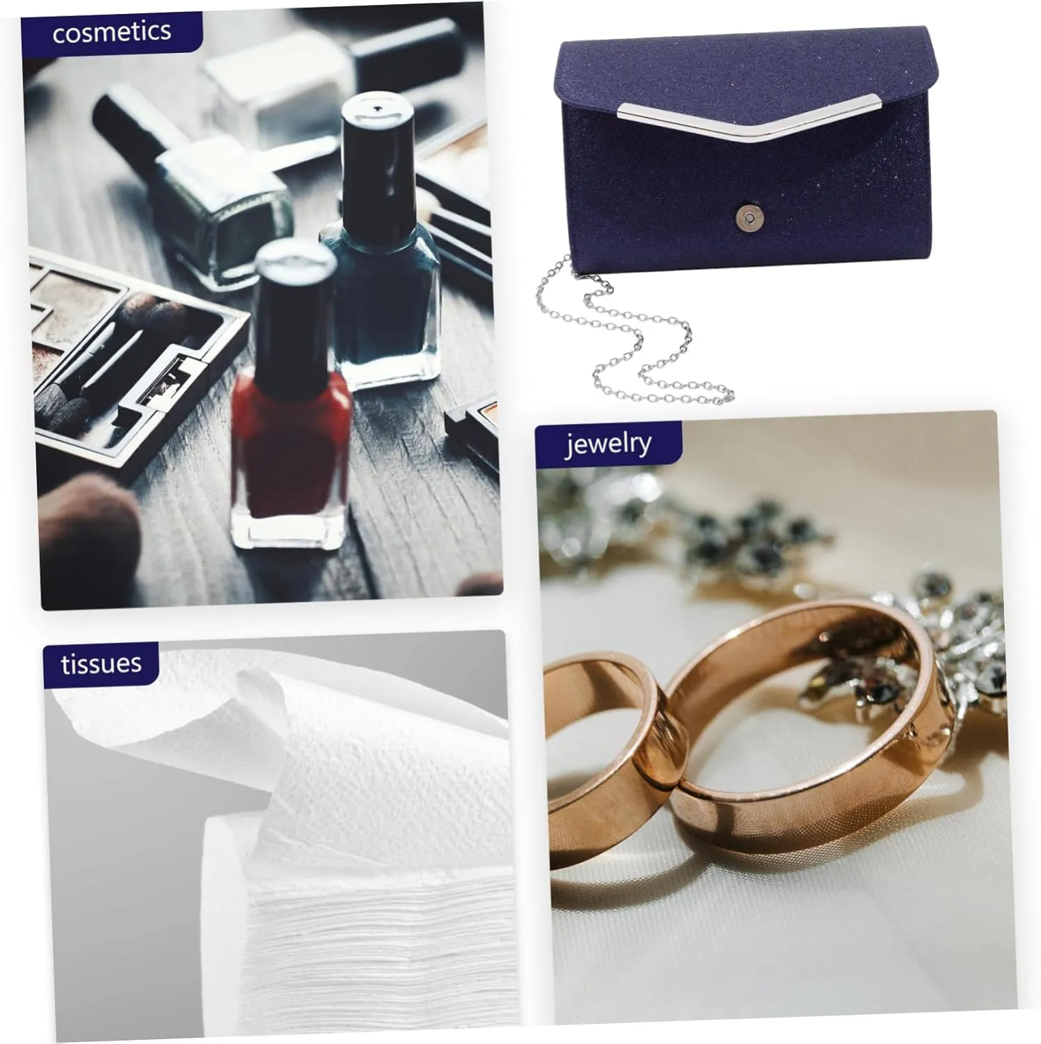 Handbag Crossbody Evening Bag Evening Clutches for Wedding and Party Small Purse for Wedding Party
