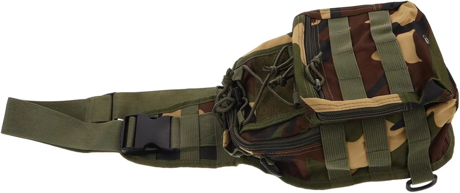 Happyyami Fashionable Hunting Shoulder Bag Men's Camouflage Crossbody Bag Versatile Storage for Phone Wallet Keys