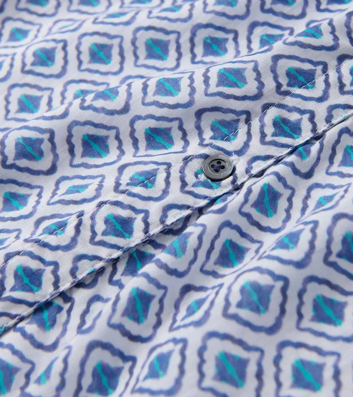 Hatley Womens Ivy Blouse - Bllue/white