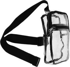 Homoyoyo Waterproof Fanny Pack for Women Stylish Crossbody Bag Large Capacity Pvc Tote for Daily Travel