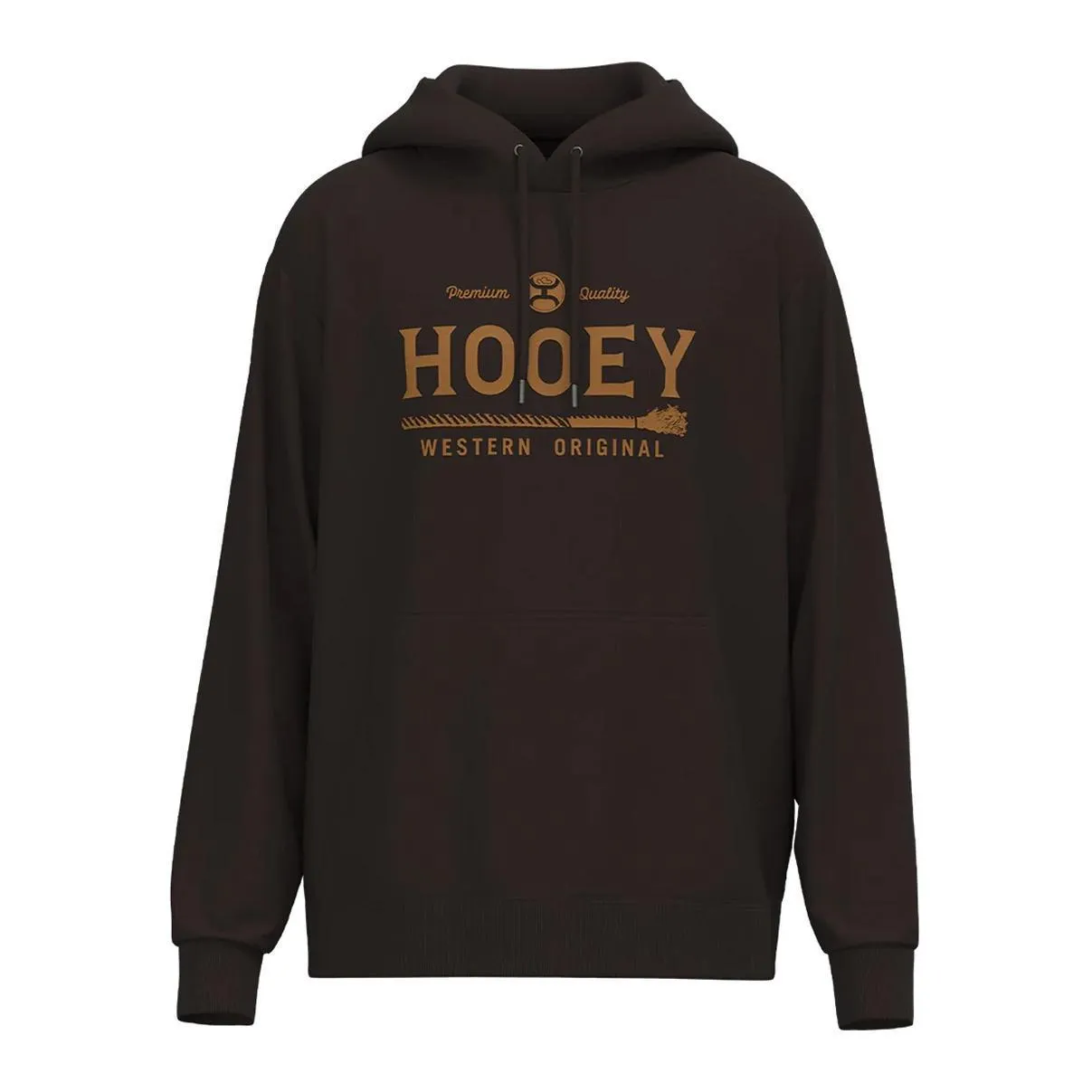 Hooey Men's "Legendary Hoody" with Hooey Logo Brown Hoodie