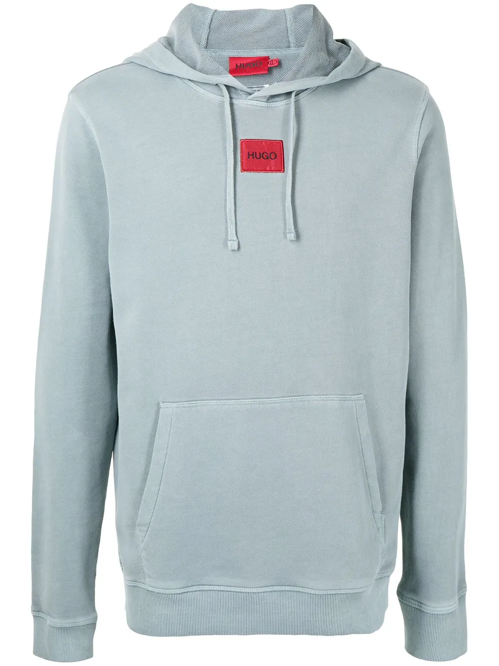 HUGO Logo Hoodie Grey