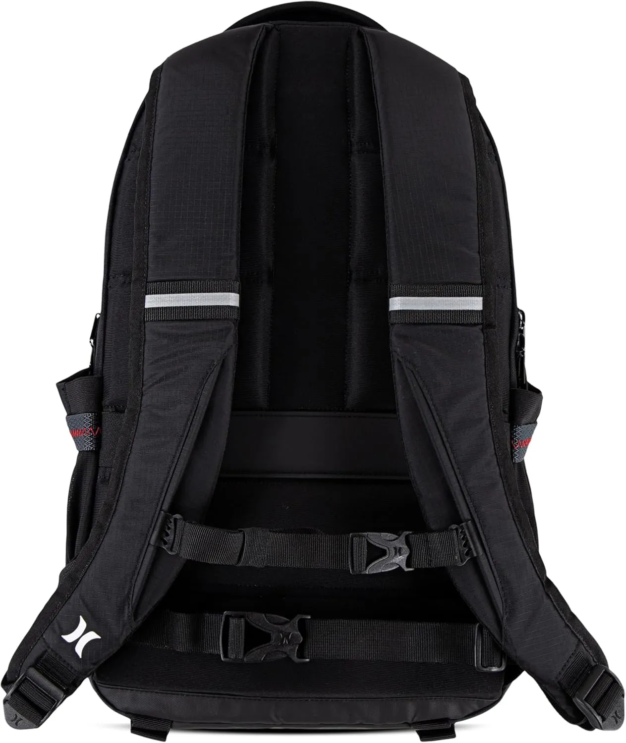 Hurley Men's Commuter Travel Backpack, Black/Red, One Size