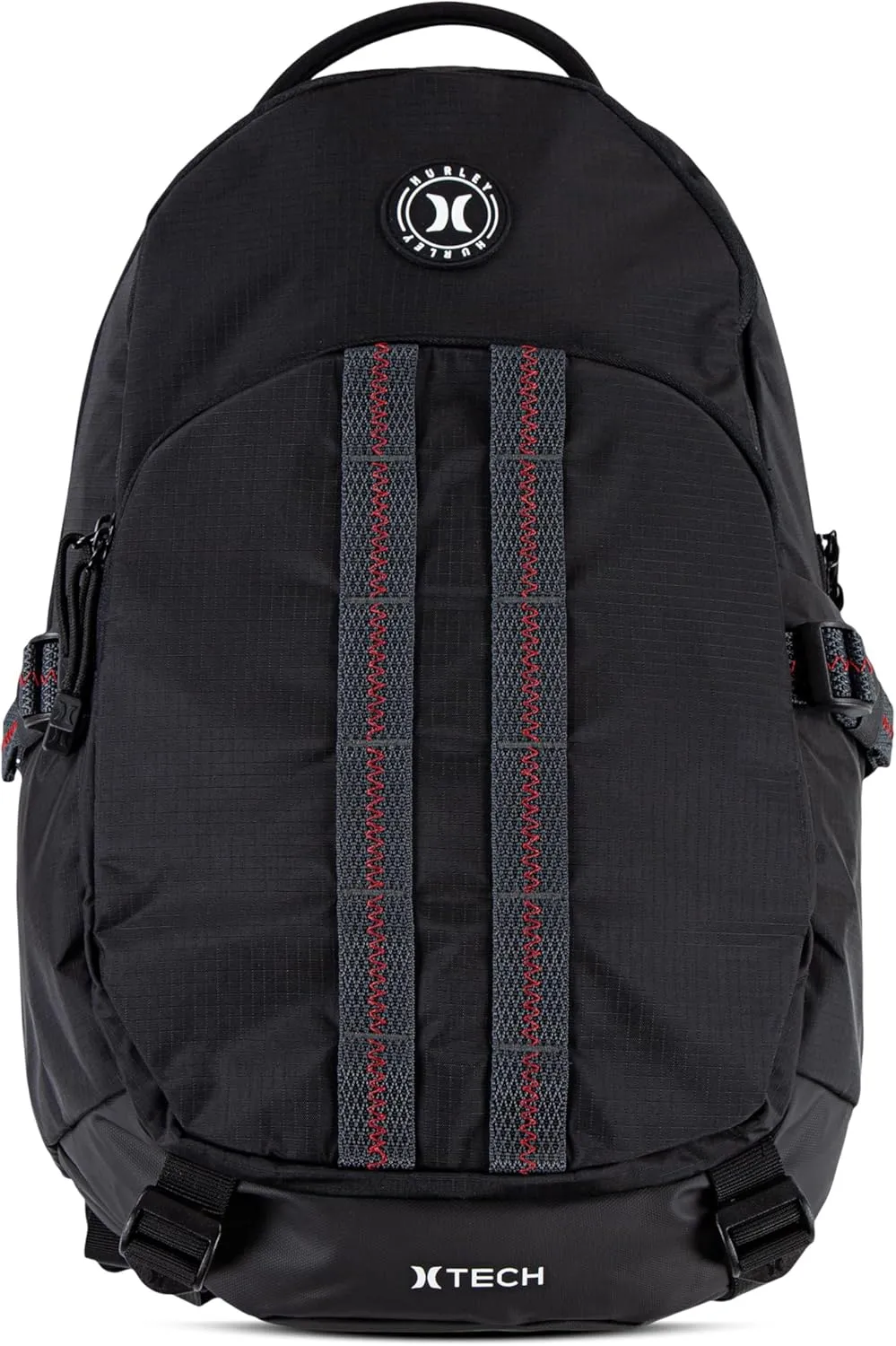 Hurley Men's Commuter Travel Backpack, Black/Red, One Size