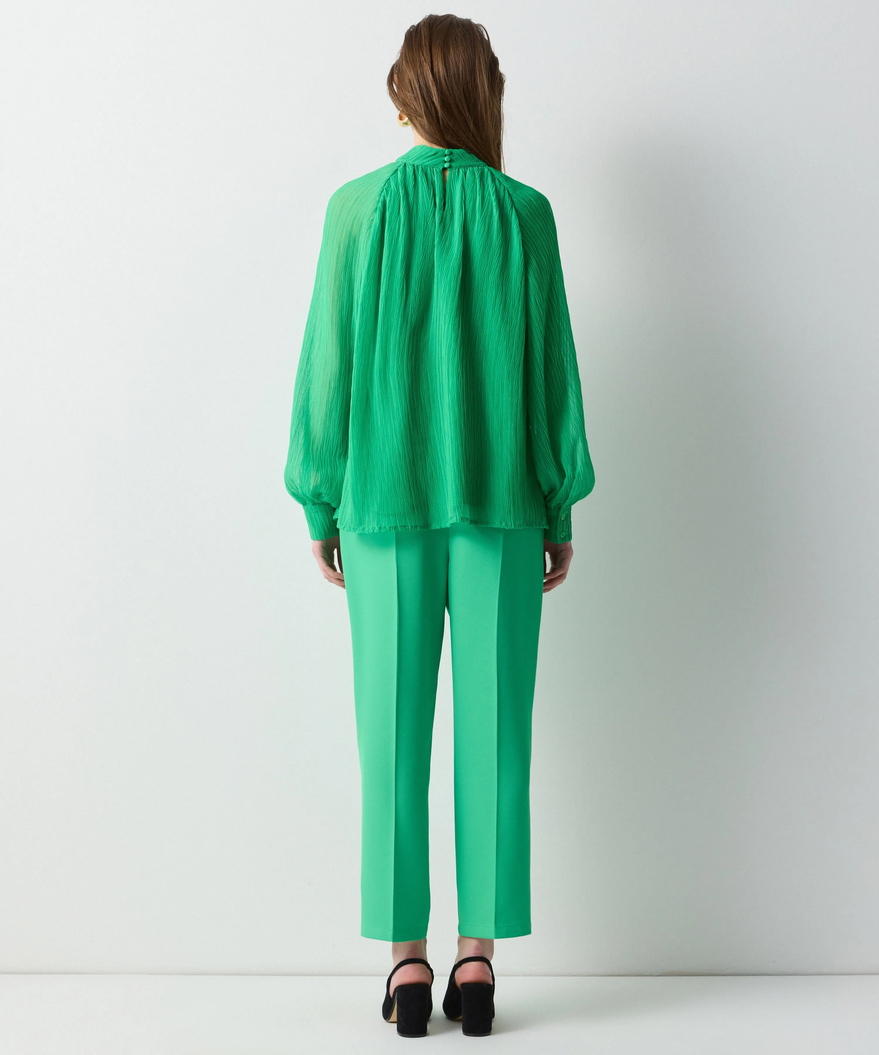 Ipekyol Textured Blouse Green