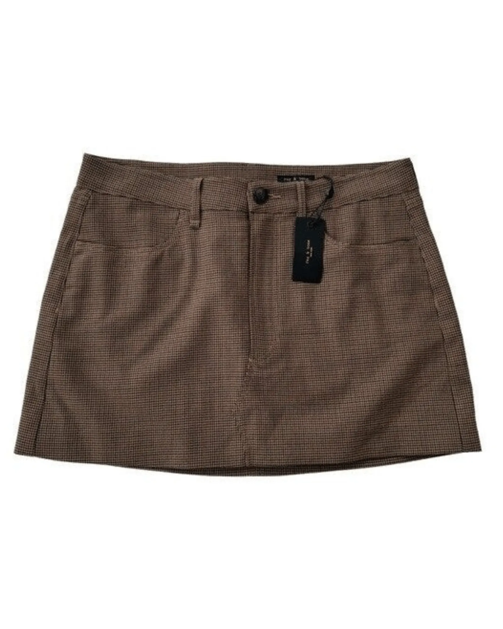 Itty Bitty Wool Plaid Mini Skirt