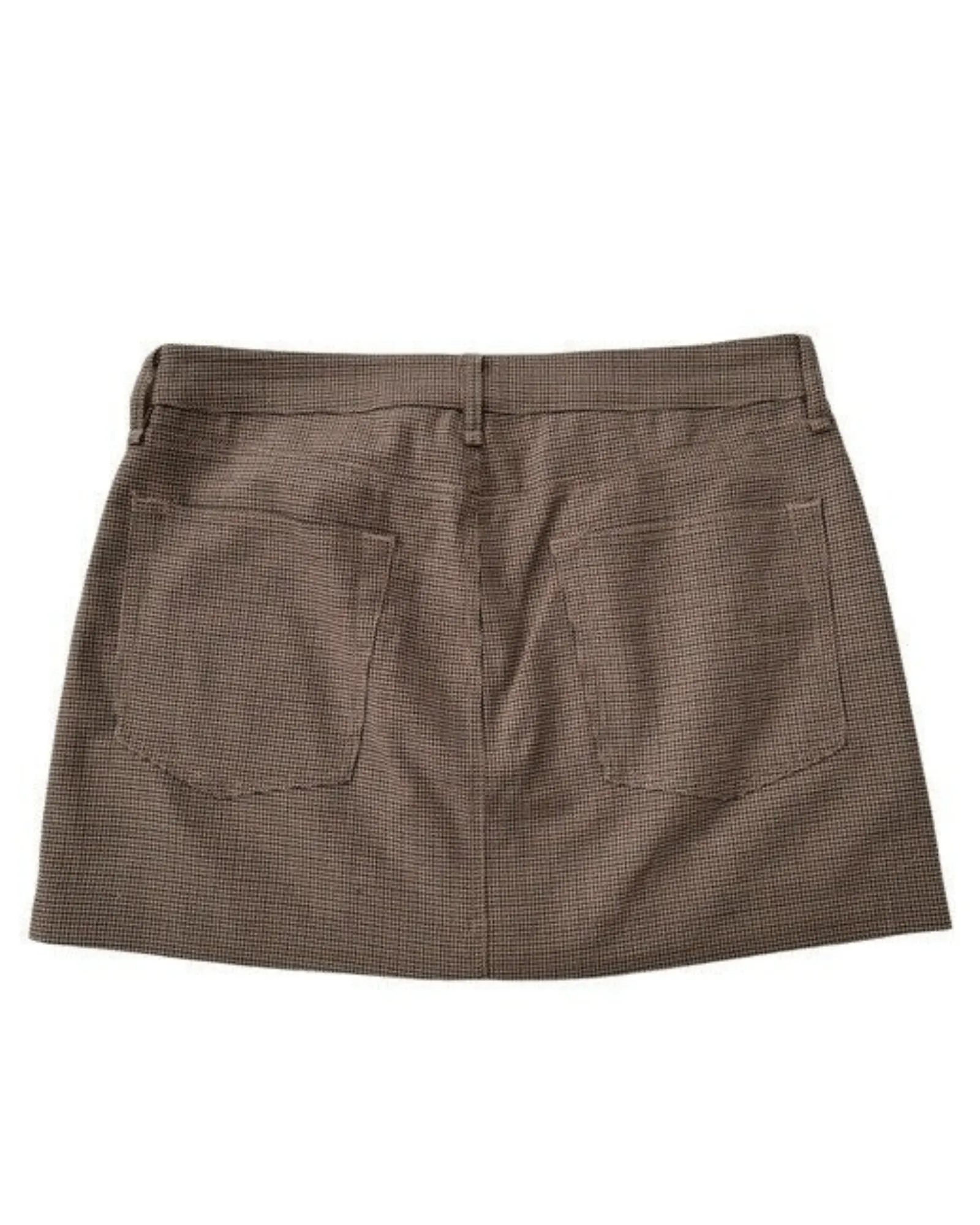 Itty Bitty Wool Plaid Mini Skirt