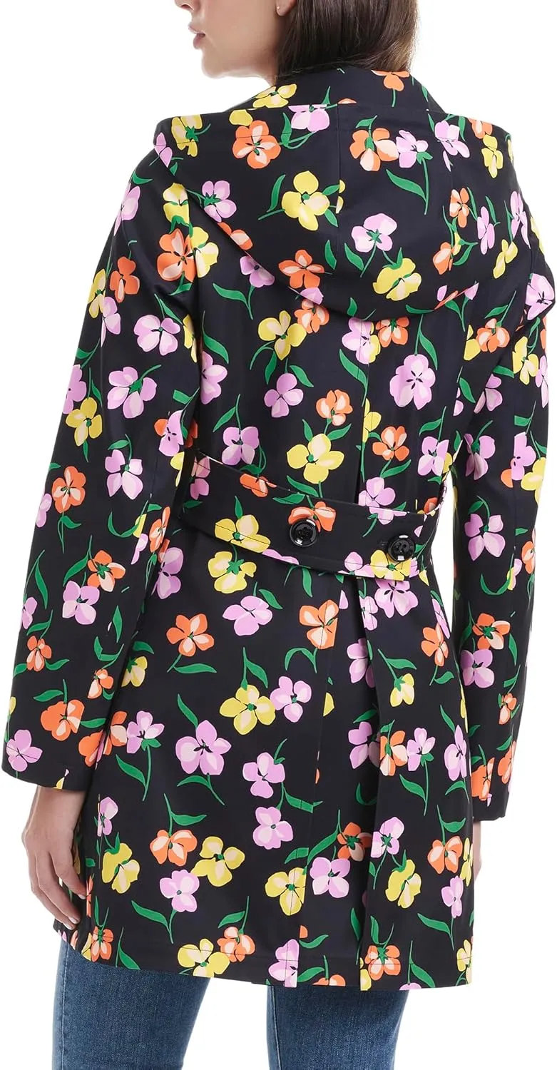 kate spade new york Women's line Raincoat with Removable Hood