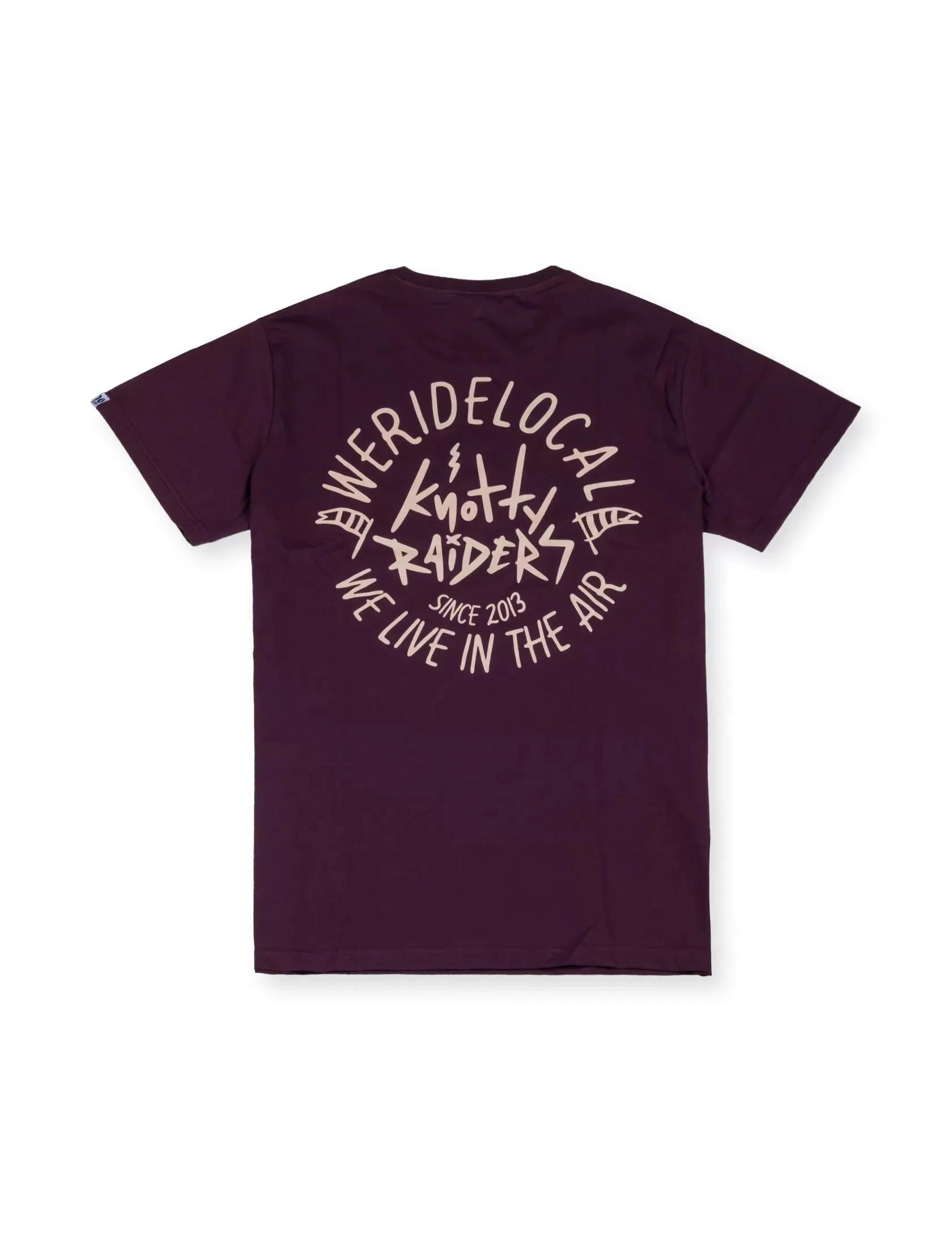KNOTTY EGGPLANT TEE