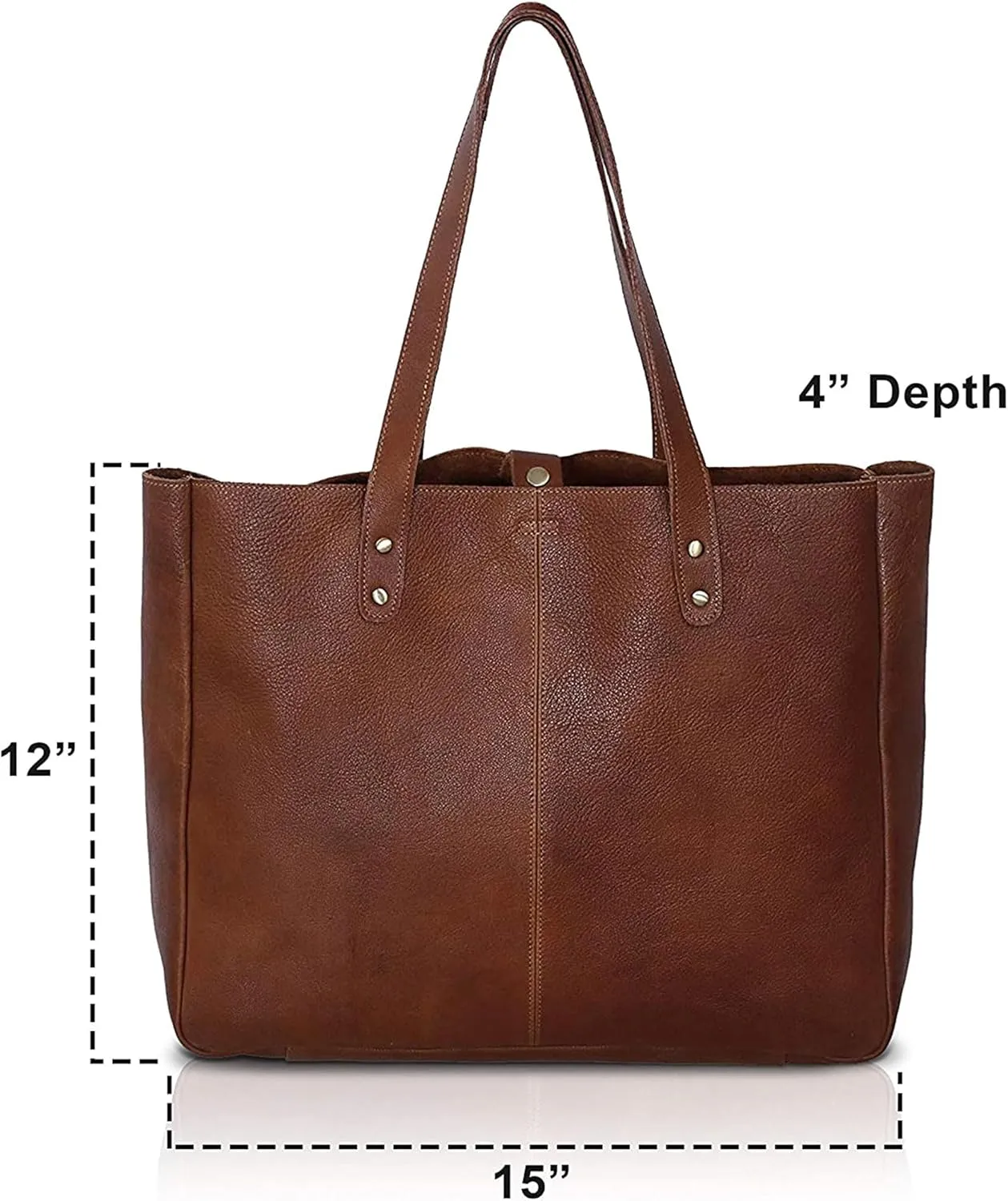 KomalC Leather Tote Bag for Women Purse Satchel Travel Bag Shopping Carry Messenger Multipurpose Handbag