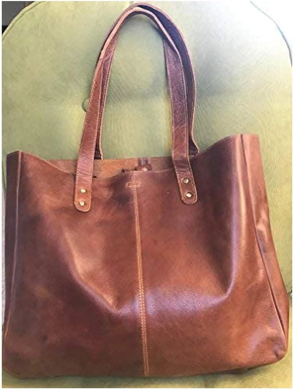 KomalC Leather Tote Bag for Women Purse Satchel Travel Bag Shopping Carry Messenger Multipurpose Handbag