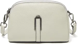 LAORENTOU Vegan Leather Crossbody Bags for Women Heart Shaped Magnetic Buckle Shoulder Bag Purse for Ladies