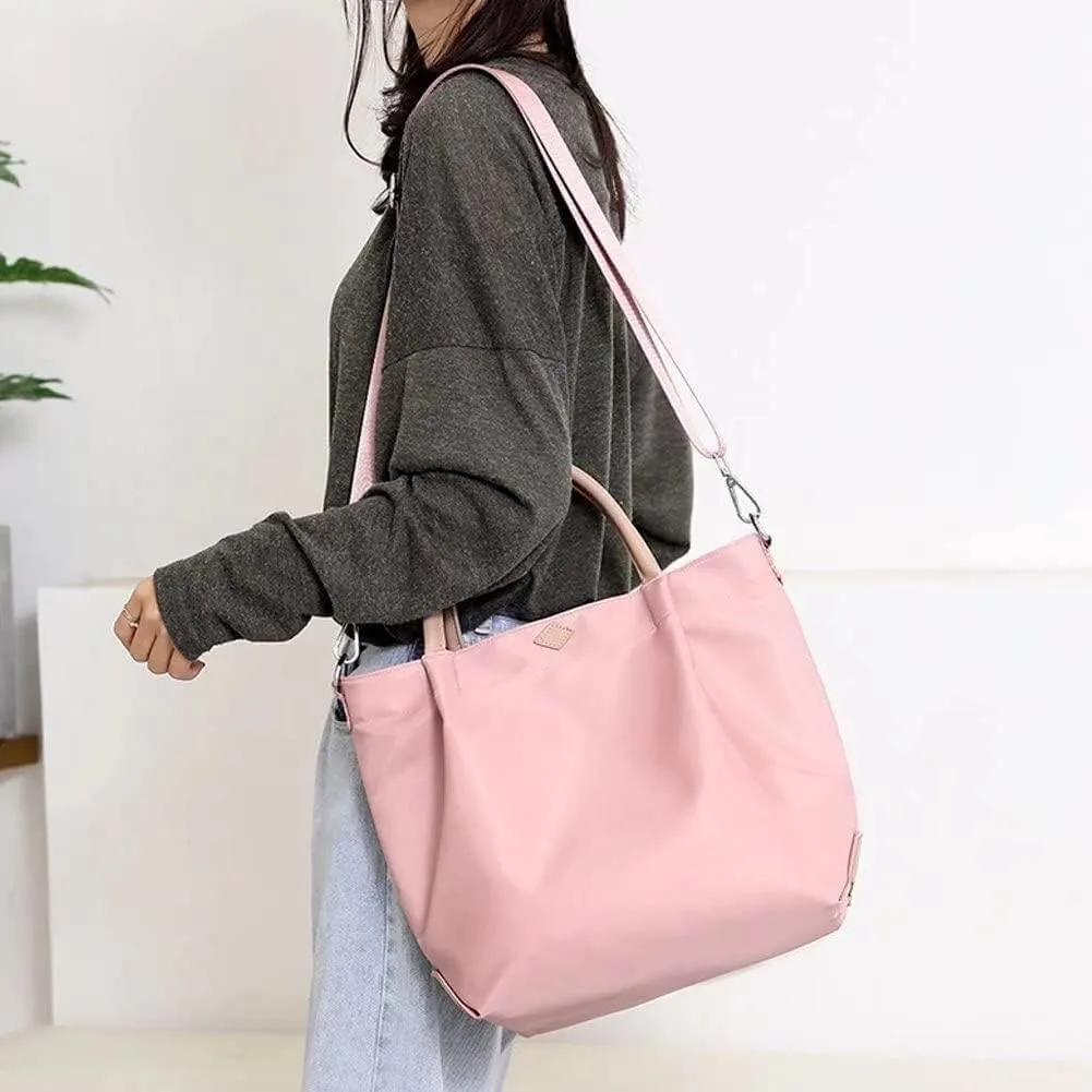 Large Shoulder Bag For Women Solid Crossbody Bag Top Handle Handbag Retro Tote Bag Waterproof Satchel Wallets Totes