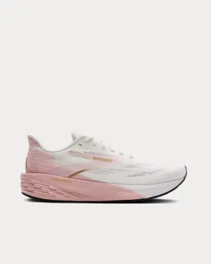 Launch 11 White / Gold / Pink Running Shoes