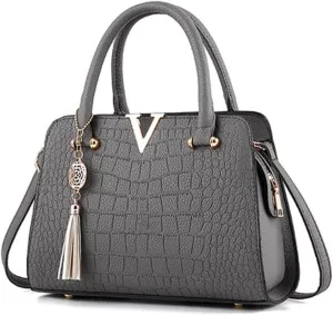 Leather Purses for Women Fashion Handbag Big Capacity Square Casual Bag Printed Shoulder Bag
