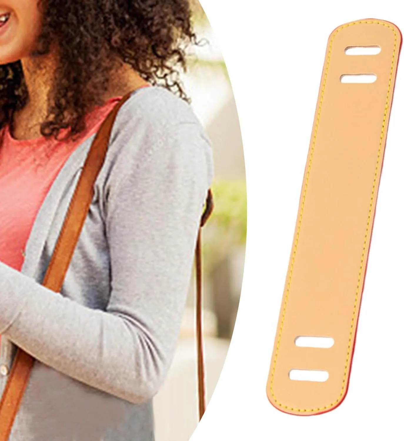 Leather Shoulder Strap Pad Handle Wrap Pad for Purses Satchels Laptop Case Tote