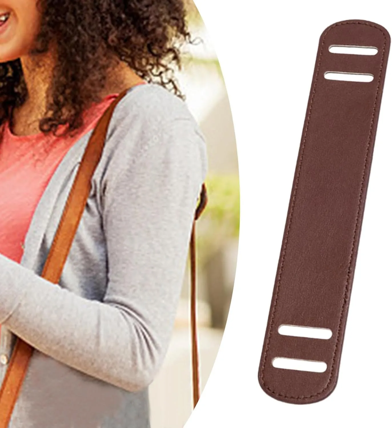 Leather Shoulder Strap Pad Handle Wrap Pad for Purses Satchels Laptop Case Tote