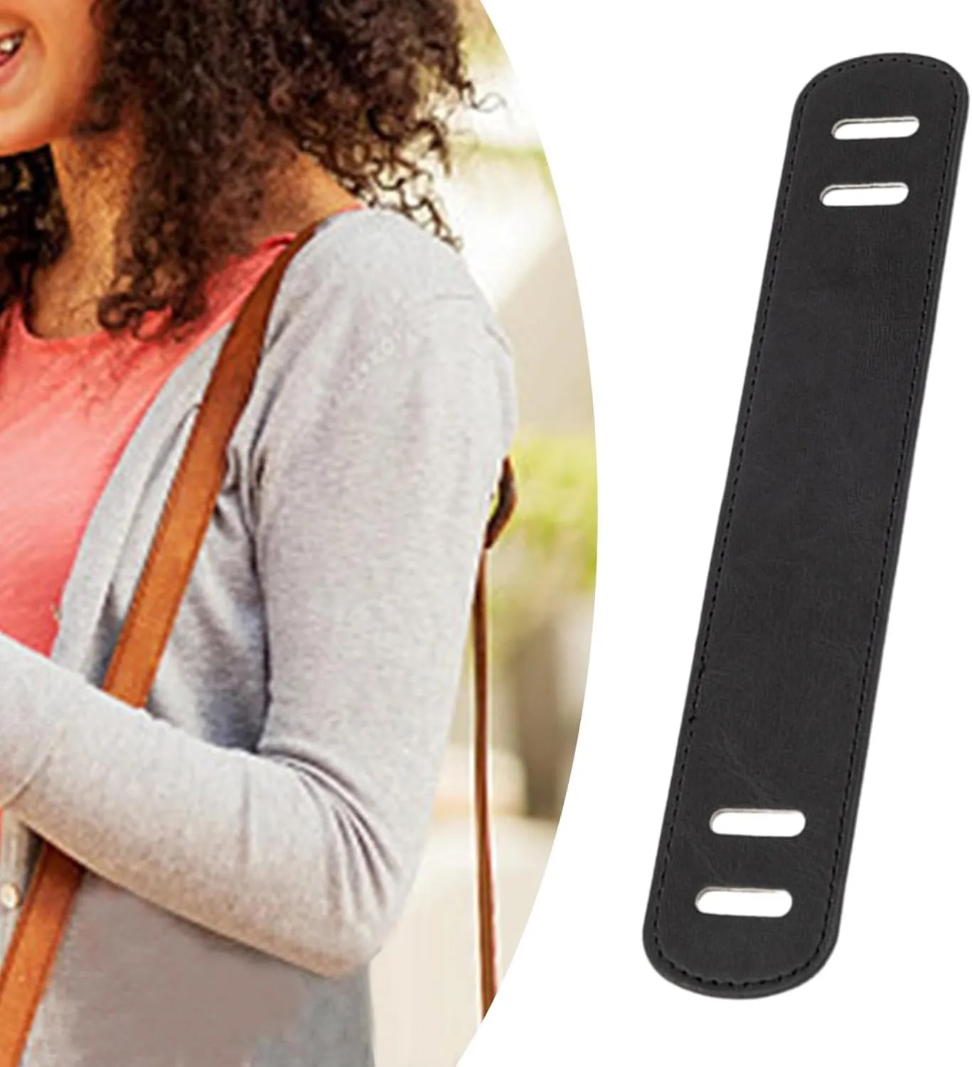 Leather Shoulder Strap Pad Handle Wrap Pad for Purses Satchels Laptop Case Tote