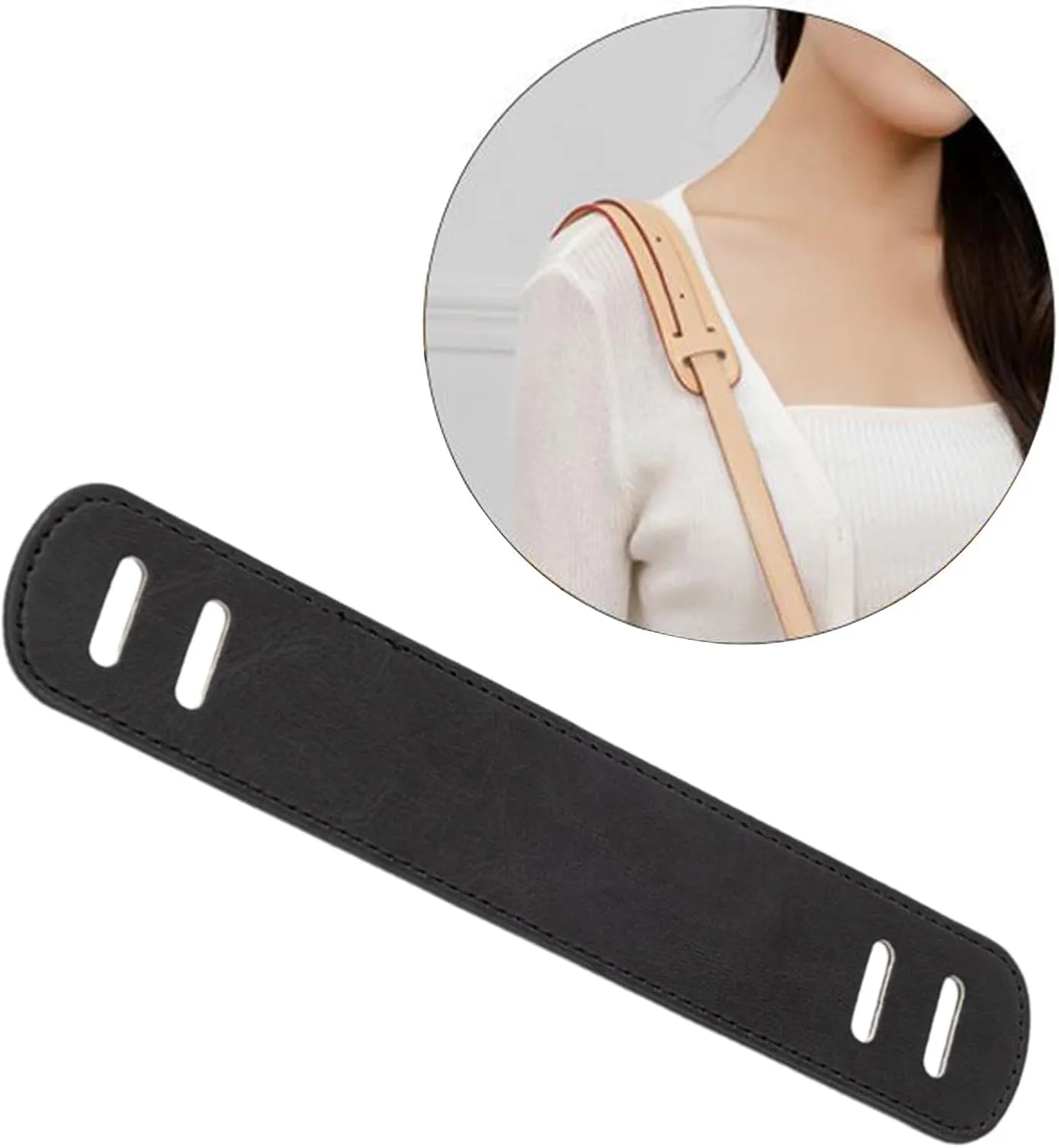 Leather Shoulder Strap Pad Handle Wrap Pad for Purses Satchels Laptop Case Tote