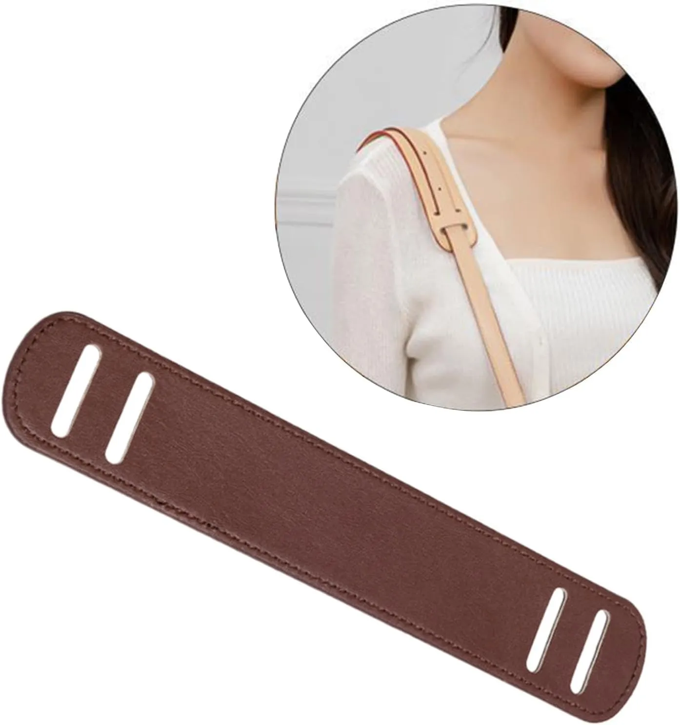 Leather Shoulder Strap Pad Handle Wrap Pad for Purses Satchels Laptop Case Tote