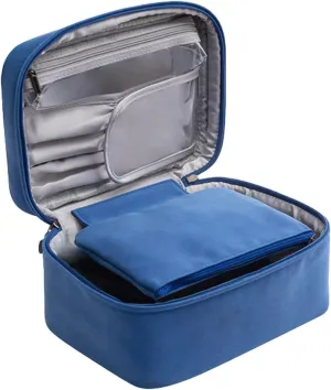 Lightweight Cosmetic Bag Has Plenty Of Room In 1 Makeup Bags Portable Grey Travel Travel Makeup Case Organizer Small (C, One Size)