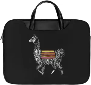 Llama Laptop Case Slim Water Resistant Computer Bag with Handle Briefcase for Work