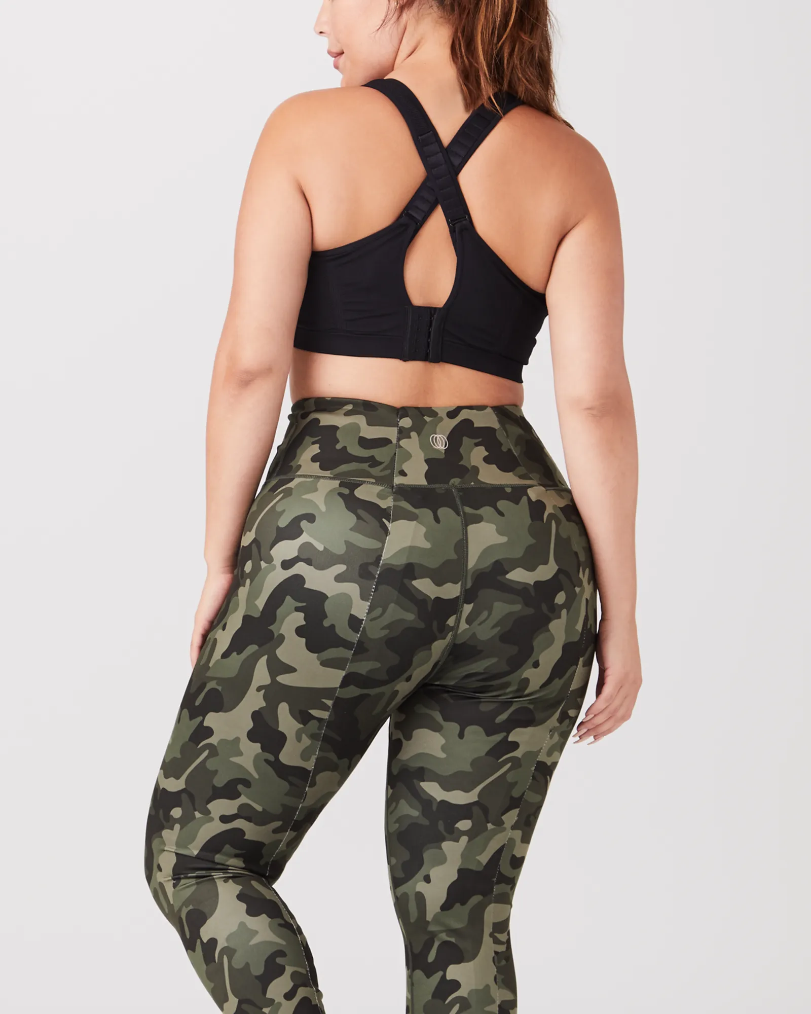 Logan Printed Legging | Olive Green / Light Green