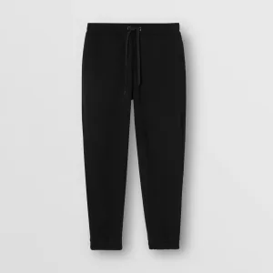 LOGO APPLIQUÉ COTTON TRACKPANTS