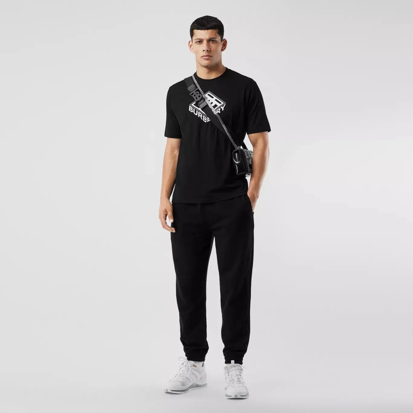 LOGO APPLIQUÉ COTTON TRACKPANTS