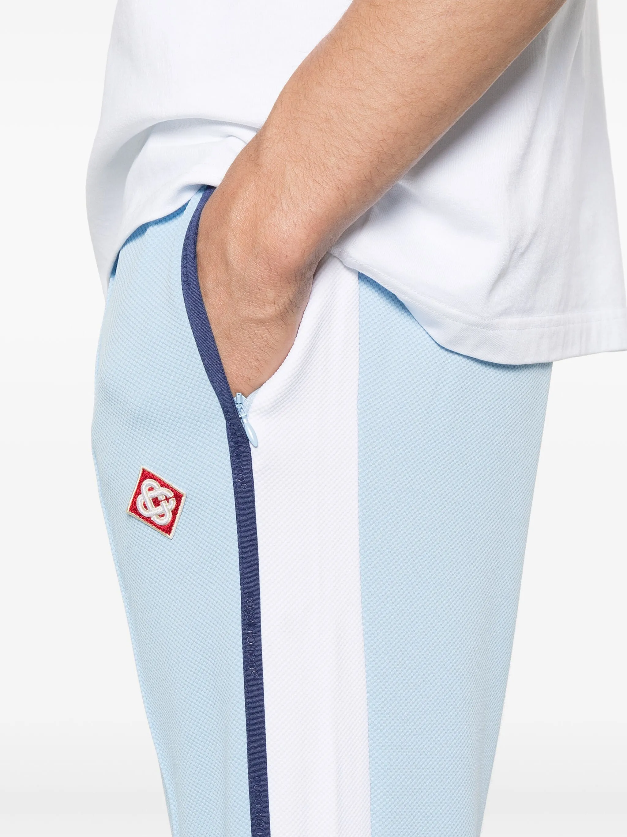 Logo-Embroidered Straight-Leg Track Pants