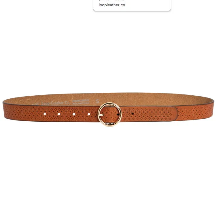Loop Leather Co Airlie Belt | Chestnut