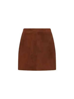 Marella Alfa Leather Skirt