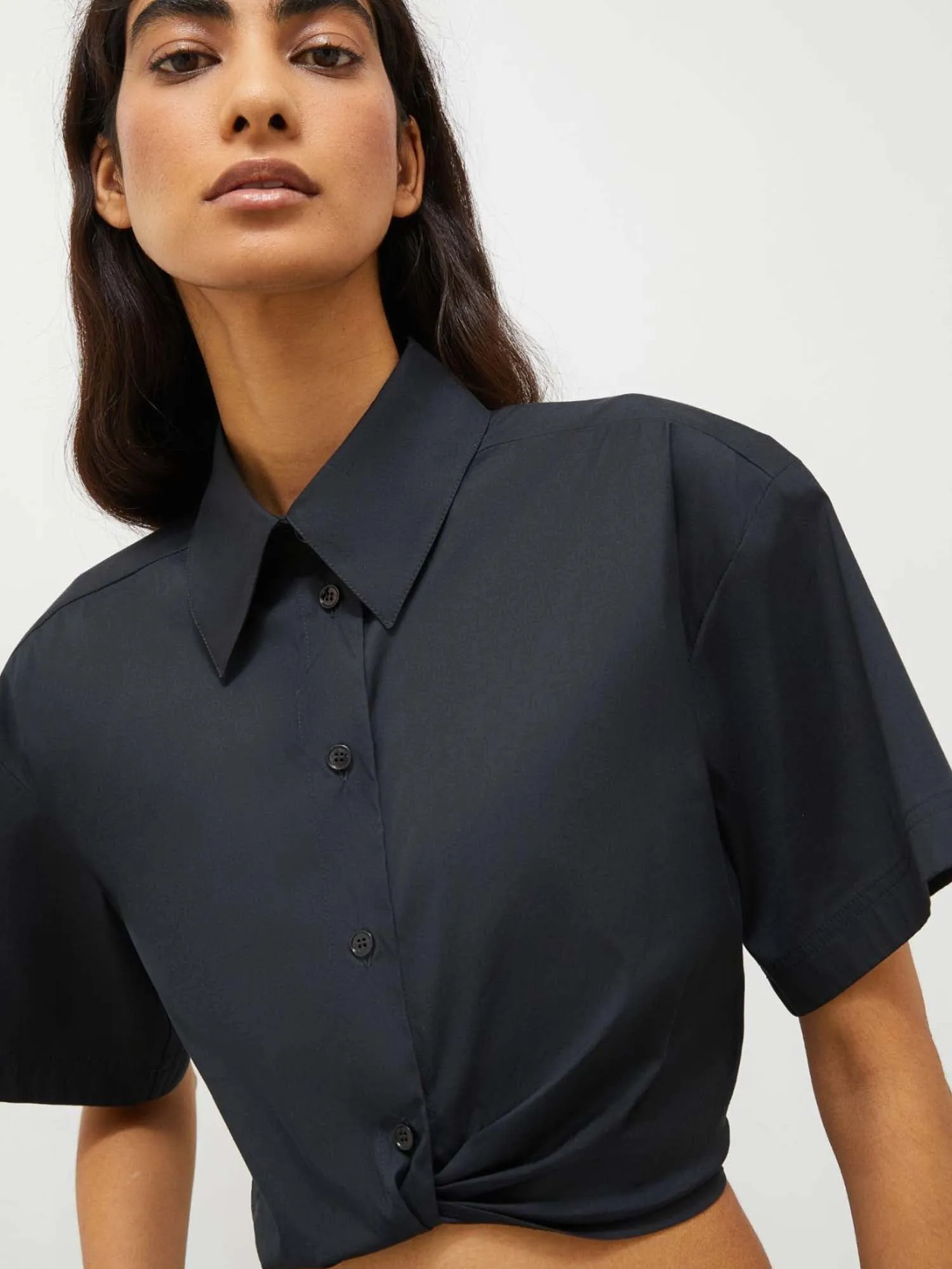 Marella Notaion Cropped Blouse