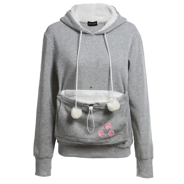 Mädchen Hoodie mit Bauchtasche