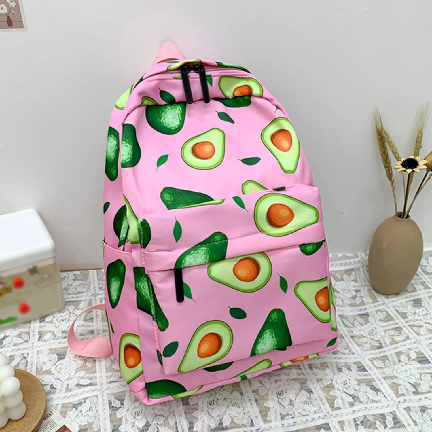 Medium Backpack Purse for Women Casual Daypack with Anti-Theft Back Pocket Outdoor Travel Slim Laptop Backpack(One Size)