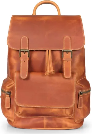 MegaGear Leather Camera Case, Camel, One Size